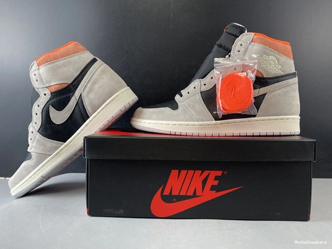 MaikeSneakers Jordan1 Grey Crimson WellDesigned Neutral Hyper Retro 555088- 3773 1027